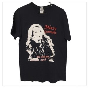 Missy Garnett Concert T Shirt Medium Black 2018 Gildan Band T
